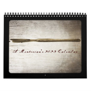 Calendrier Directeur funéraire Antique Outils Médicales Calen