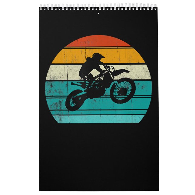 Calendrier Dirt Bike Motocross Motorcycle Cadeau Pour Hommes (Protection)