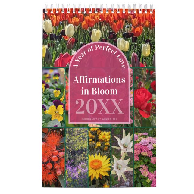 Calendrier Dites-le quotidiennement Affirmations en fleurs 12 (Protection)