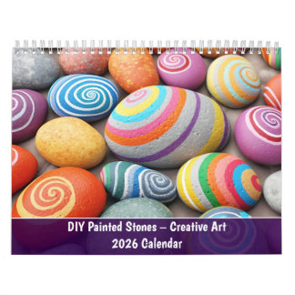 Calendrier DIY Painted Stones – Creative Art 2026 Calendar