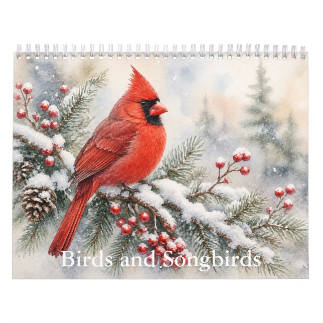Calendrier d'oiseaux et d'oiseaux chanteurs  (Protection)