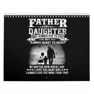 Calendrier Don Papa Père Et Fille Oeil Ensemble Coeur