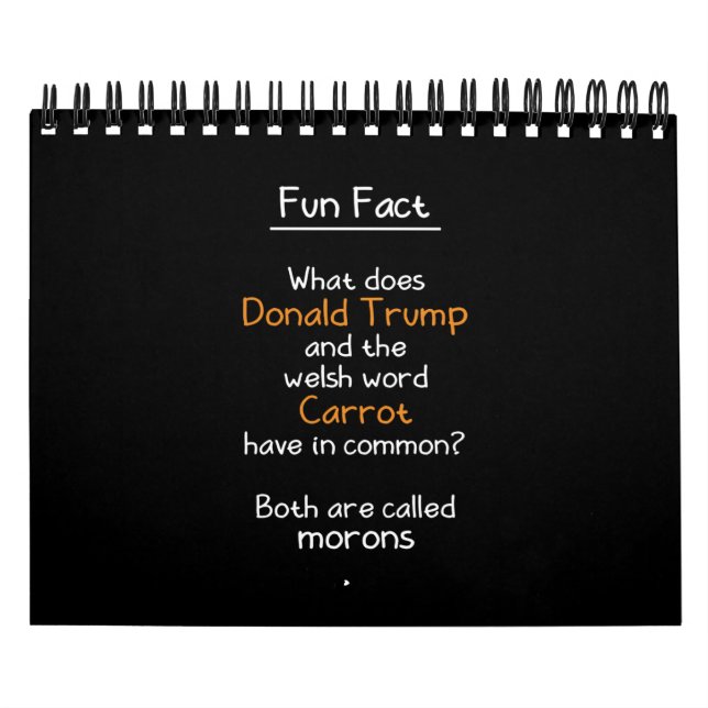 Calendrier Donald Trump et la carotte galloise (Protection)