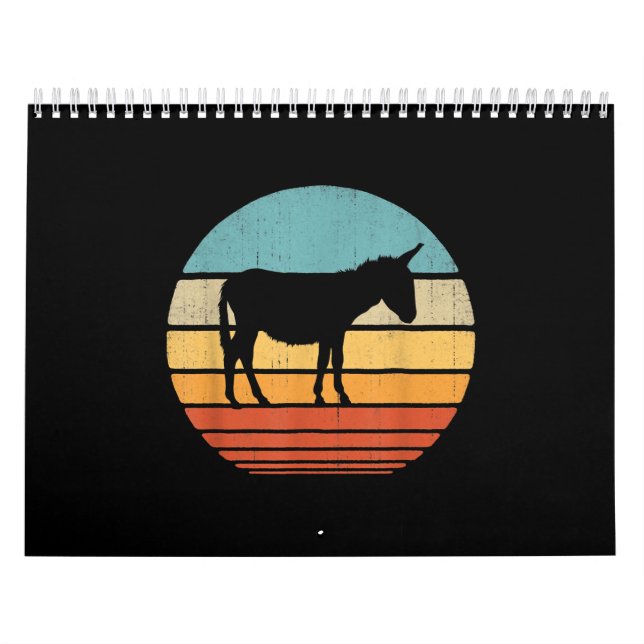 Calendrier Donkey 60s les années 70 Cadeaux Agriculteurs Homm (Protection)