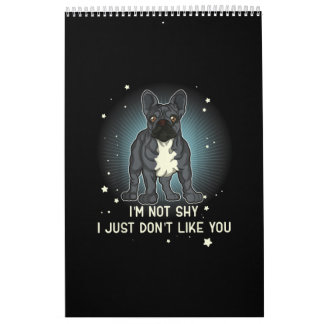 Calendrier Dons de chien de taureau français Hommes Enfants