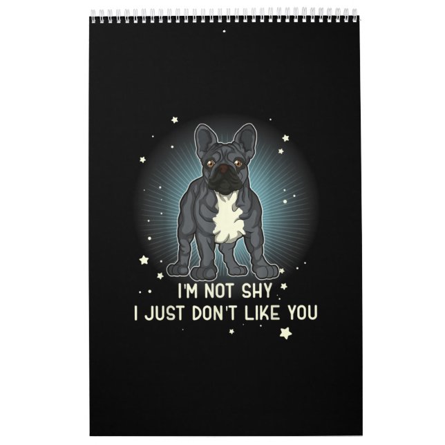 Calendrier Dons de chien de taureau français Hommes Enfants (Protection)