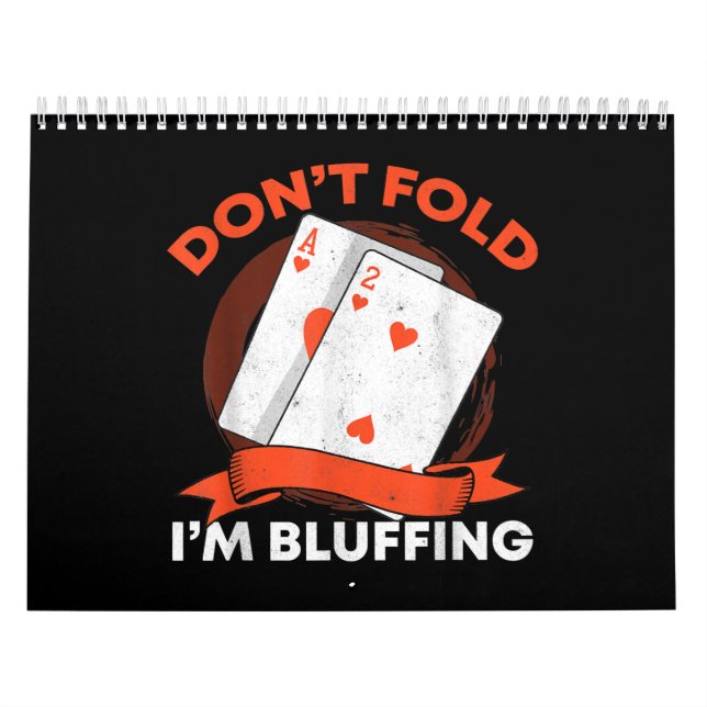 Calendrier Dont fold Poker (Protection)