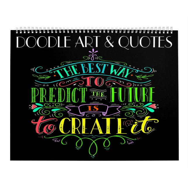 Calendrier Doodle Art et Citations (Protection)