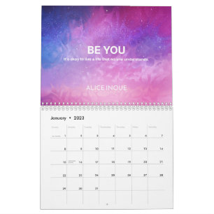 Calendrier d'orientation de la vie d'Alice Inoue 2