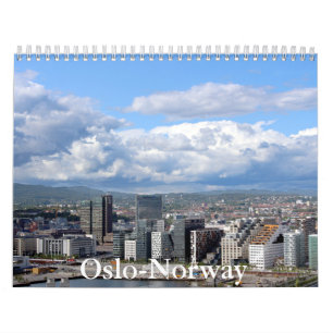 Calendrier d'Oslo-Norvège