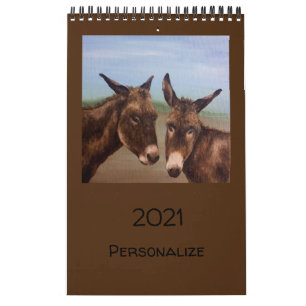 Calendrier Double âne