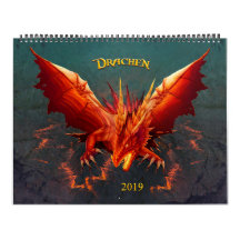 Dragon calendriers, Dragon Calendar, (36cm x 28cm)
