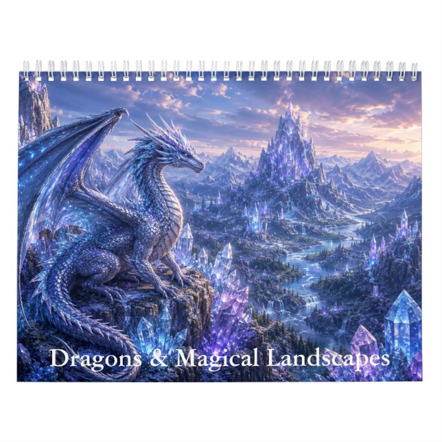Calendrier Dragons et Paysages Magiques  (Protection)