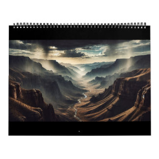 Calendrier Dragons, Griffins, Vampires et zones désertes...