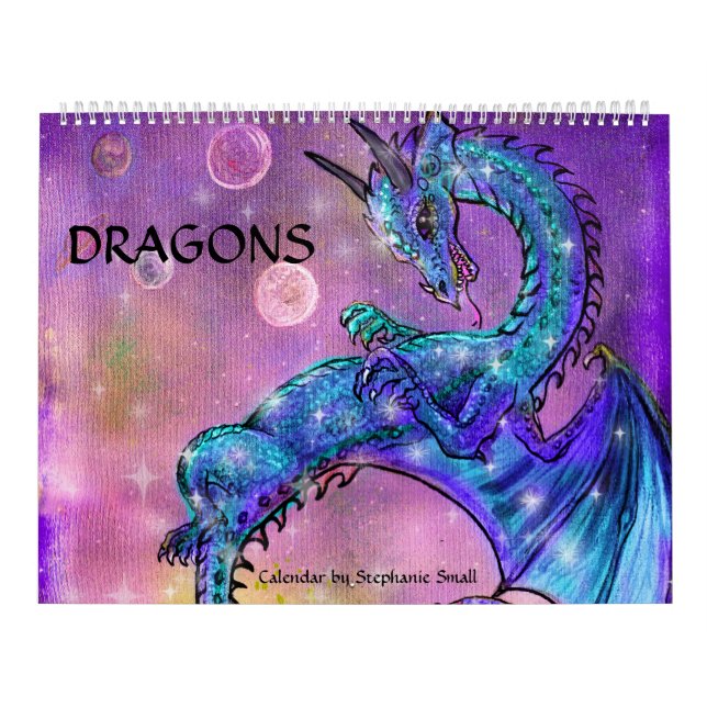 Calendrier Dragons Monsters Reptile Beast Créature Animal Dra (Protection)