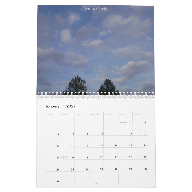 Calendrier dramatique 2009 de nature (Jan 2027)