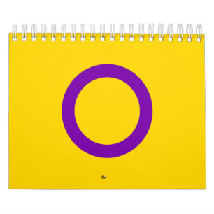 Calendrier Drapeau de fierté intersexe