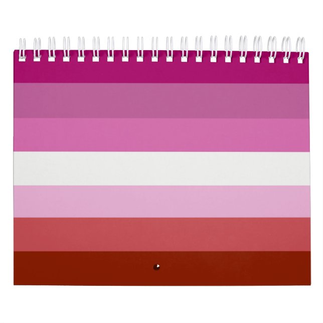 Calendrier Drapeau de fierté lesbienne (Origine) (Protection)