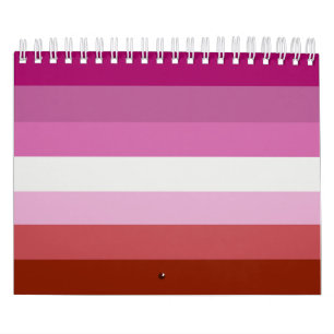 Calendrier Drapeau de fierté lesbienne (Origine)