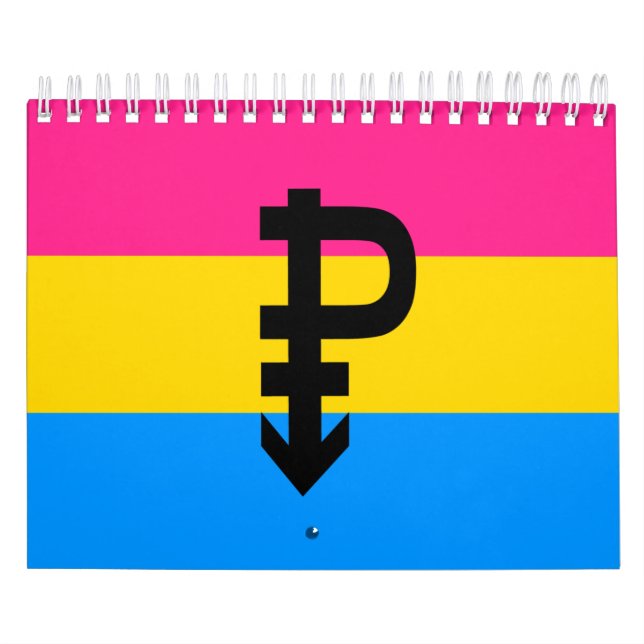 Calendrier Drapeau de fierté pansexuelle (Protection)