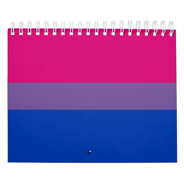 Calendrier Drapeau de la fierté bisexuelle (Protection)