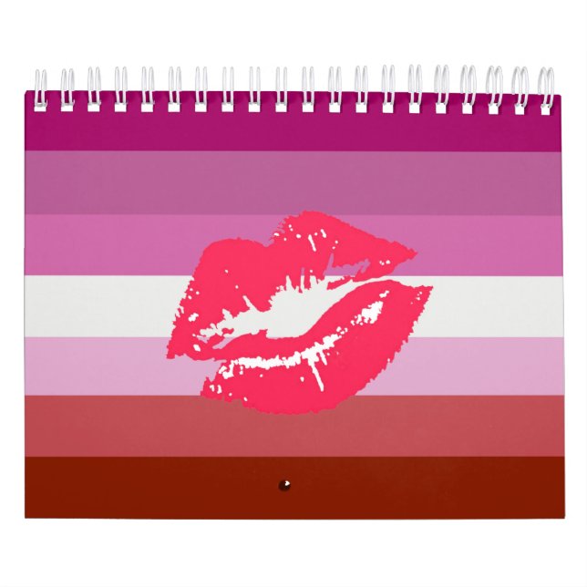 Calendrier Drapeau de la fierté lesbienne (Protection)