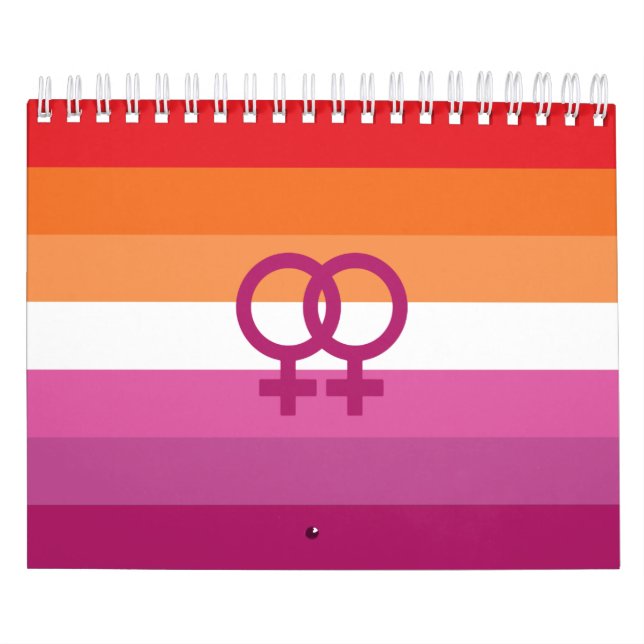 Calendrier Drapeau de la fierté lesbienne WLW (Protection)