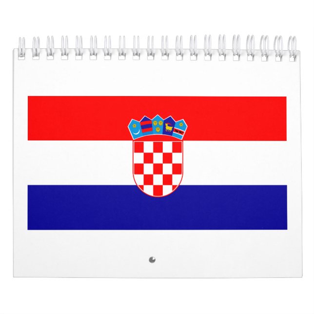 Calendrier Drapeau national de Croatie (Protection)