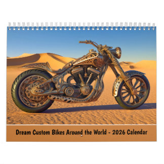 Calendrier Dream Custom Bikes Around the World – 2026