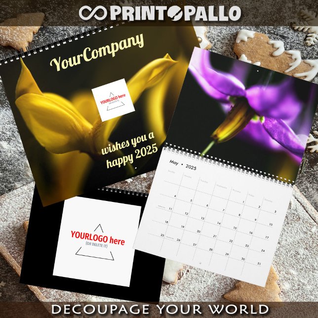 Calendrier Dreamy whimsical flowers 2026 custom calendar (Créateur téléchargé)