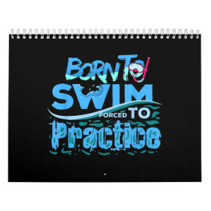 Calendrier Drôle cadeau de natation pour nager