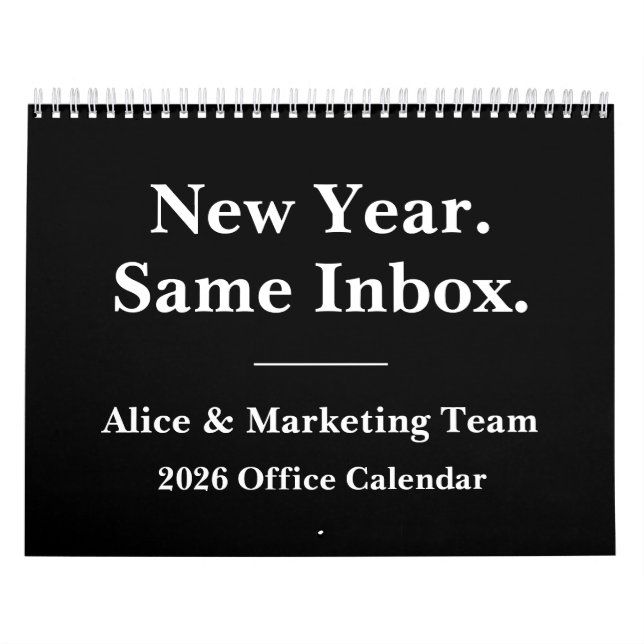 Calendrier drôle de bureau 2026 – Humour dans la b (Protection)