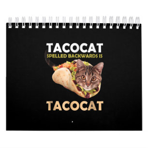 Calendrier Drôle Tacocat Tacocat Taco Cat épinglé en arrière