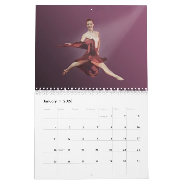 Calendrier du ballet 2015 (Jan 2026)