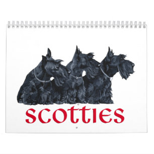 Calendrier du chien Scottie