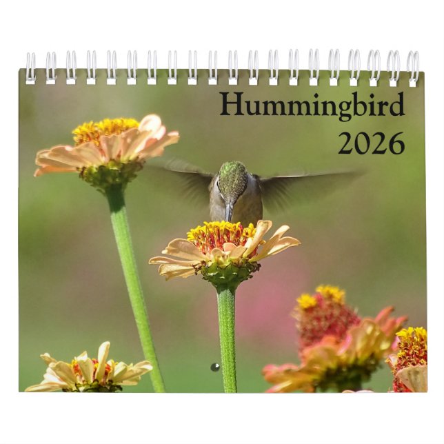 Calendrier du colibri 2026 (Protection)