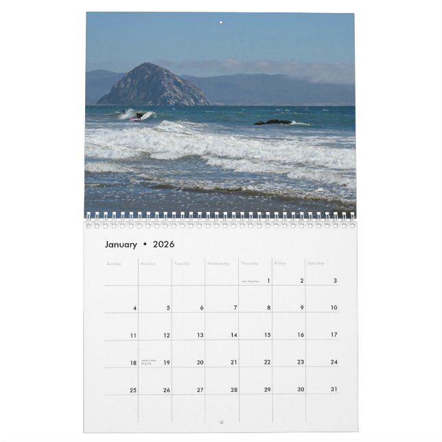 Calendrier du comté de San Luis_obispo 2015 (Jan 2026)