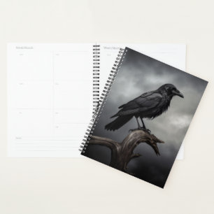 Calendrier du corbeau d'Halloween