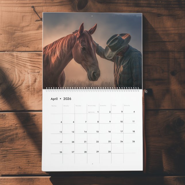 Calendrier du cowboy occidental (Créateur téléchargé)