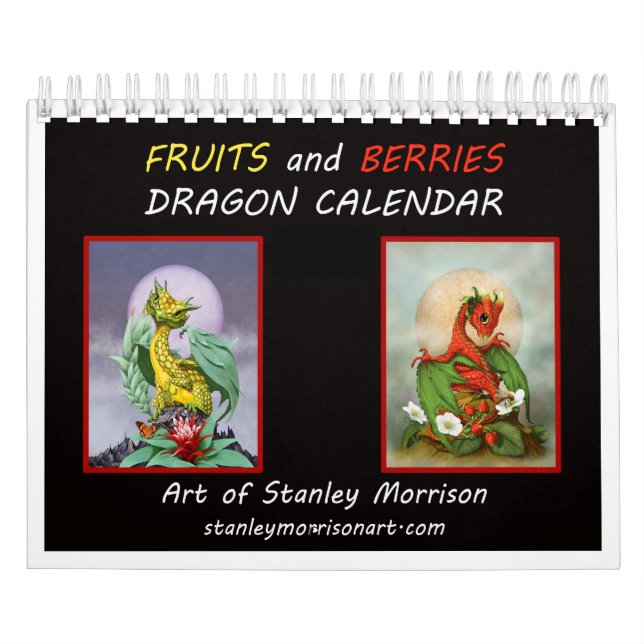 calendrier du dragon 2018 des fruits 5.5x7 et des (Protection)