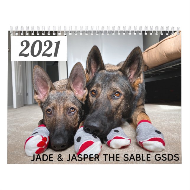 Calendrier du GSD de Jade et Jasper 2021 (Protection)