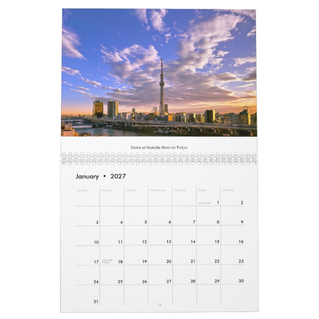 Calendrier du Japon 2026 (Jan 2027)