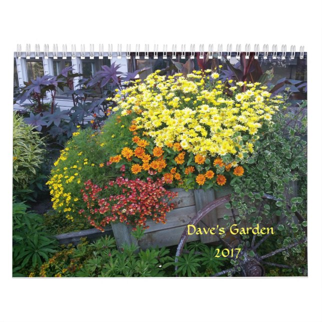 Calendrier du jardin 2017 de Dave (Protection)