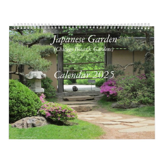 Calendrier du jardin japonais 2025 (Protection)