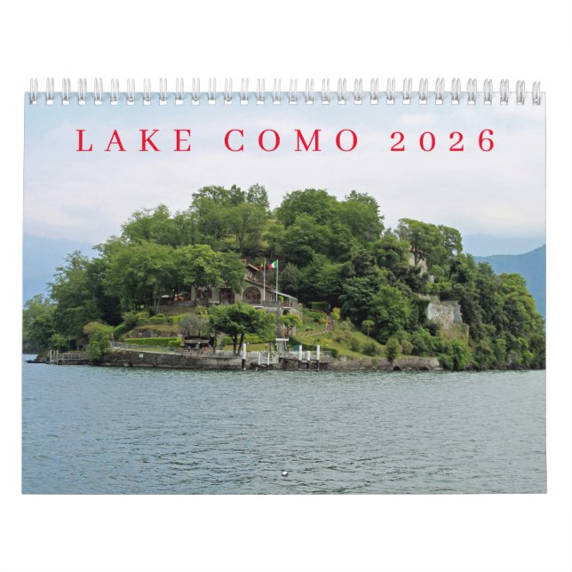 Calendrier du lac de Côme 2026 (Protection)