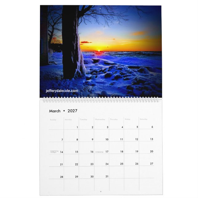 Calendrier du lac Ontario (Mar 2027)