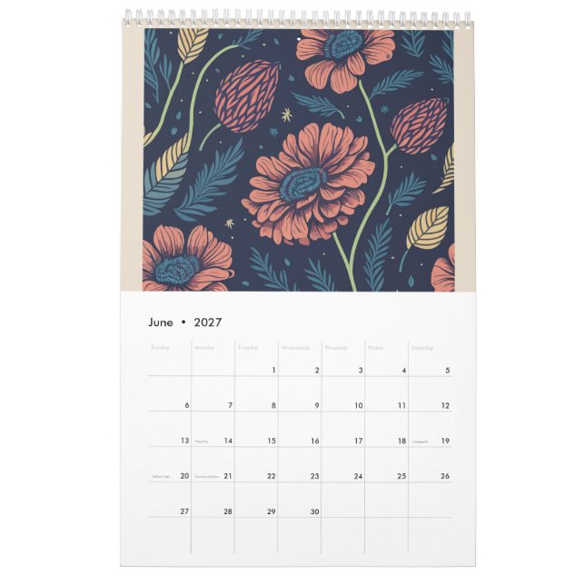 Calendrier du marché aux fleurs assez (Jun 2027)