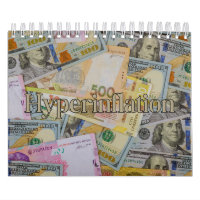 Calendrier du mur de collecte de devises hyperinfl
