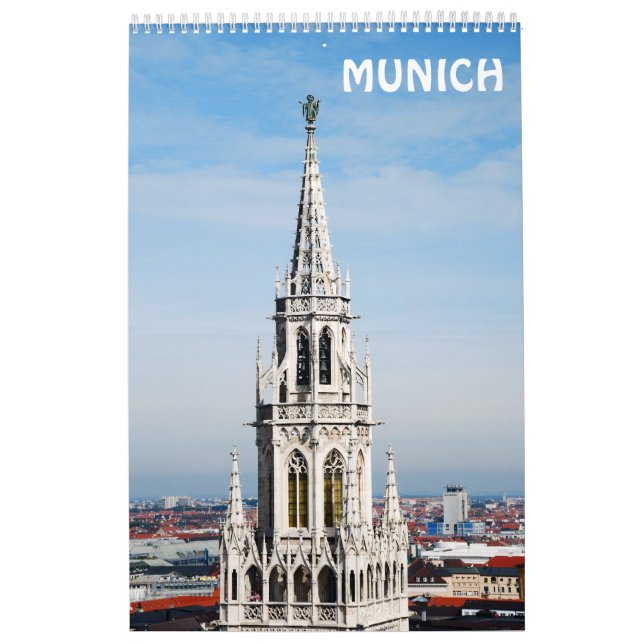 Calendrier du mur de Munich de 12 mois (Protection)