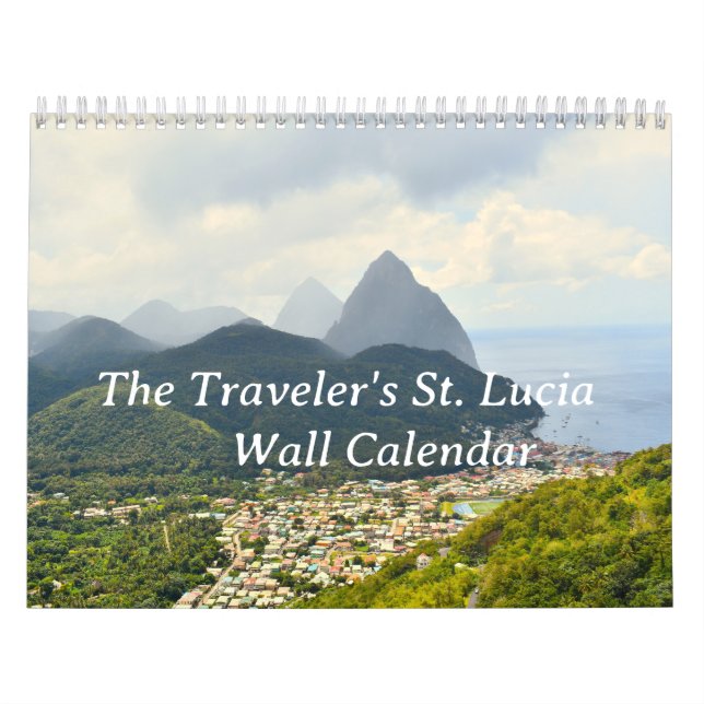 Calendrier du mur de Sainte-Lucie pour les voyageu (Protection)